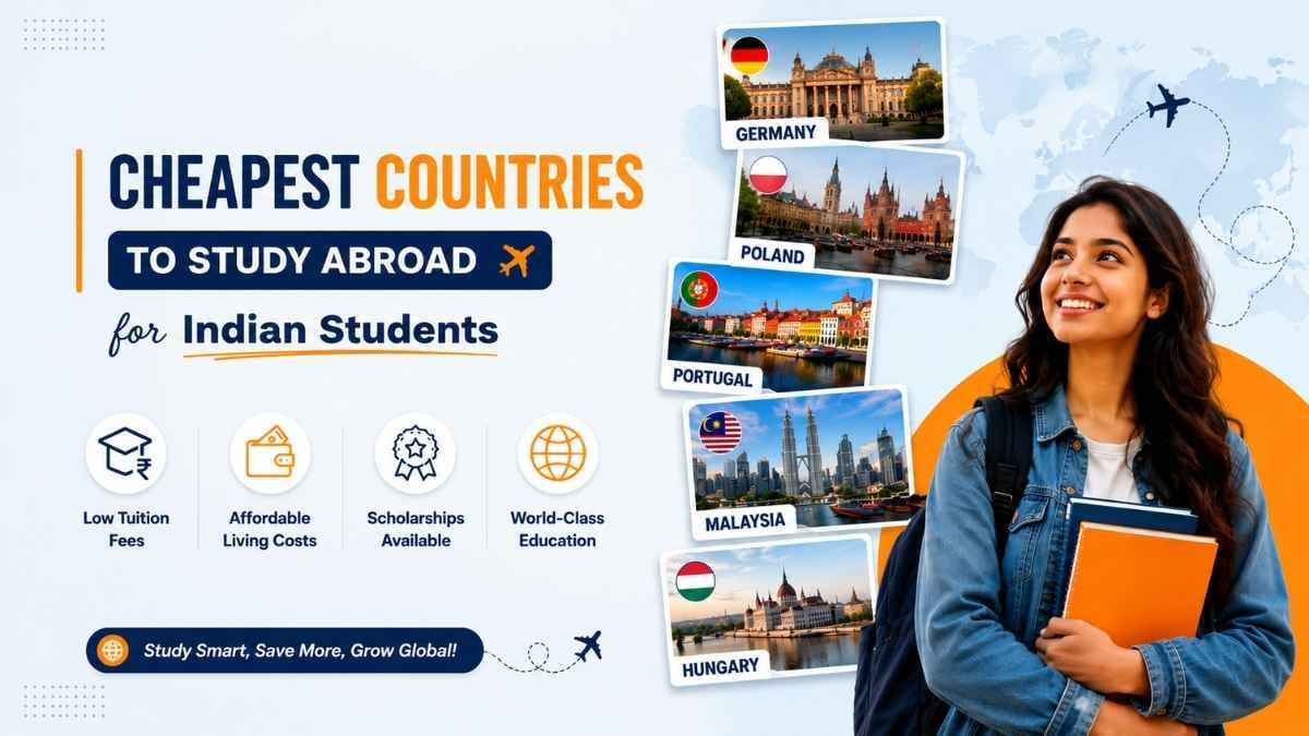 Cheapest Countries to Study Abroad for Indian Students 2026