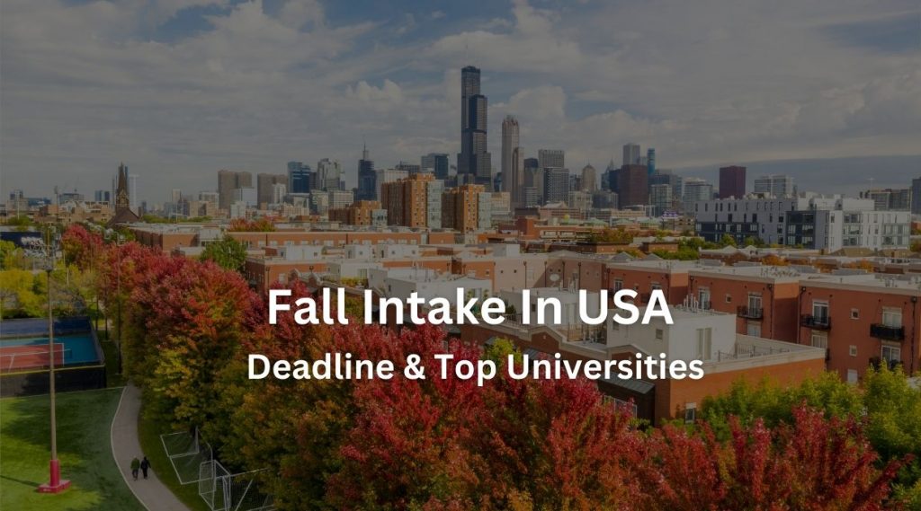 Fall Intake In USA 2024 Deadline & Top Universities Admissify