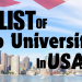 List of Top Universities in USA