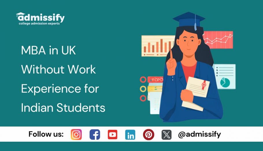 MBA in UK Without Work Experience