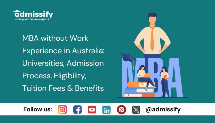 MBA without Work Experience in Australia