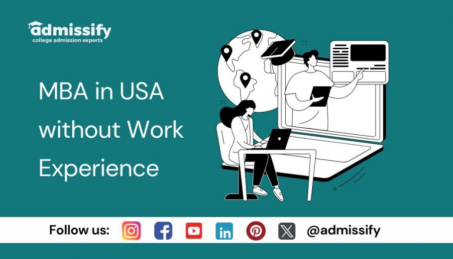 MBA in USA without Work Experience