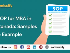 SOP for MBA in Canada