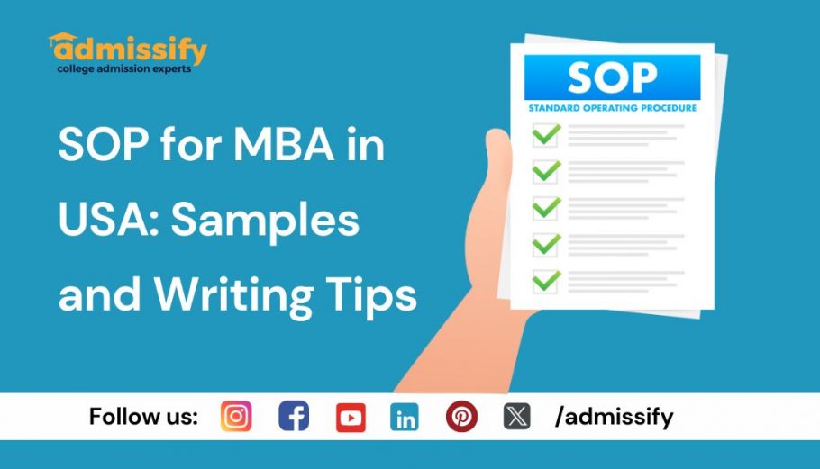 SOP for MBA in USA